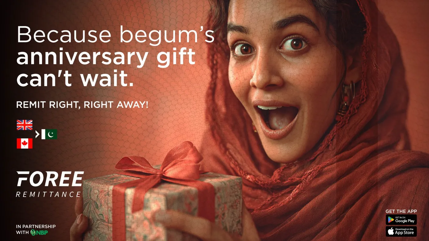 Foree key visual: Because begum’s anniversary gift can’t wait