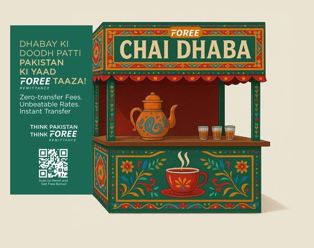 Foree Chai Dhaba activation stall