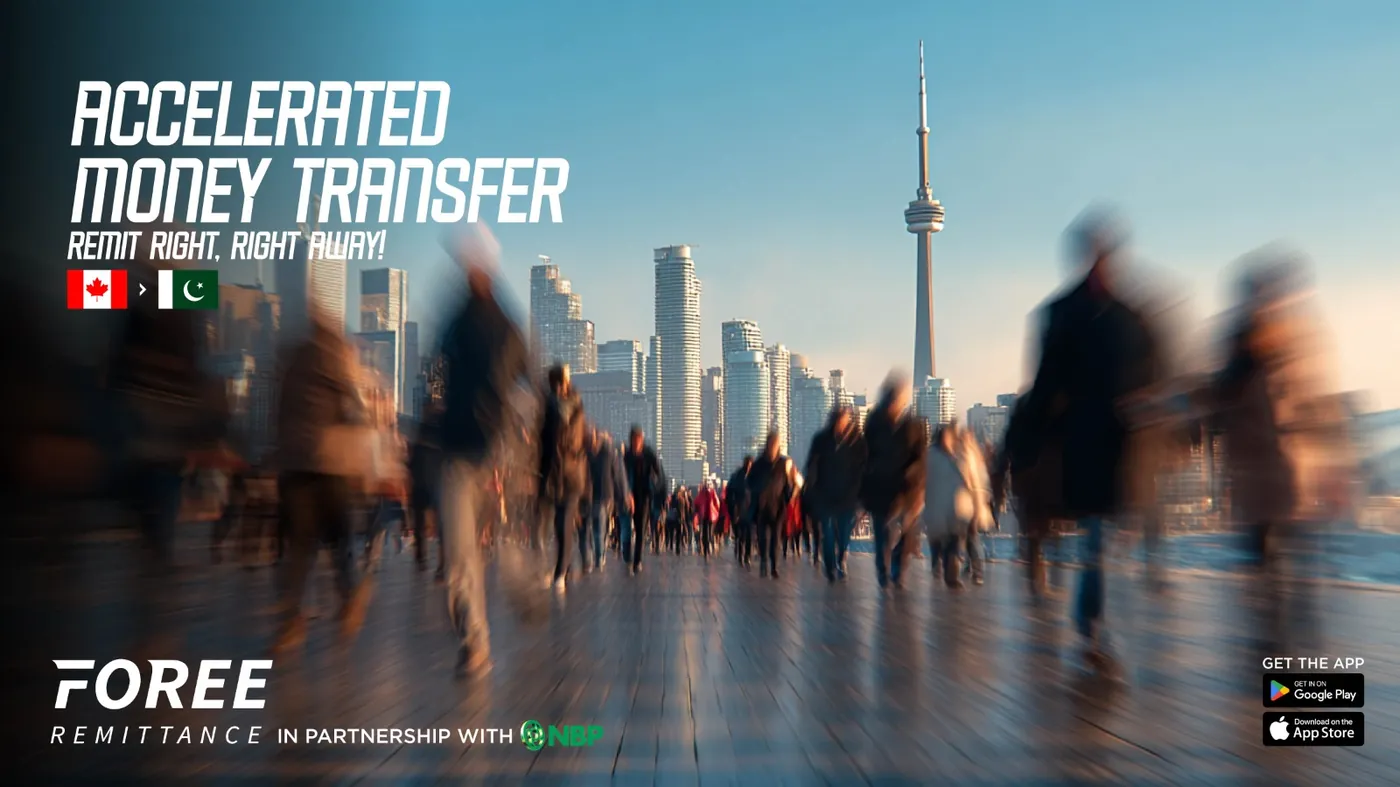 Foree Accelerated Money Transfer outdoor visual over Toronto