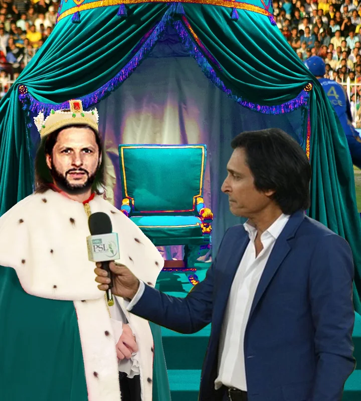The man of the match crowned king, interviewed by Ramiz Raja