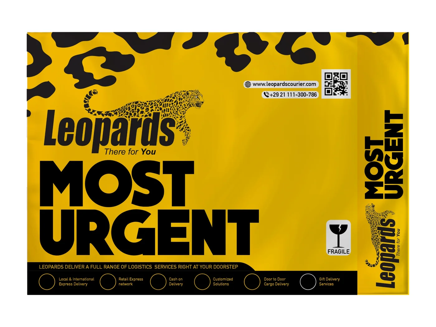 Leopards Most Urgent flyer, design two