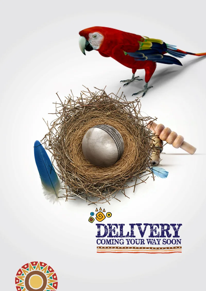 Teaser: Delivery coming your way soon, a cricket ball in a nest